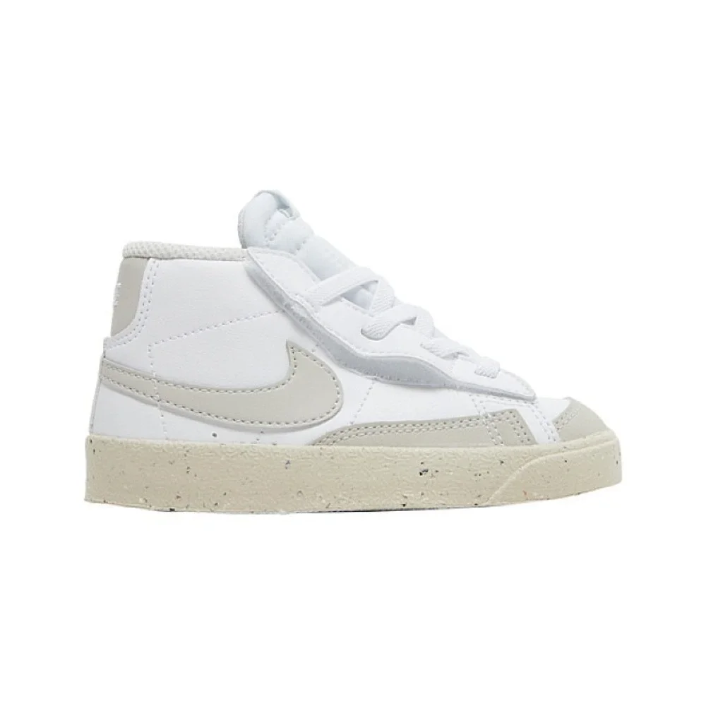 Nike Blazer Mid '77 Sneakers Toddler 6 White Beige Leather Lace-Up Classic Shoes
